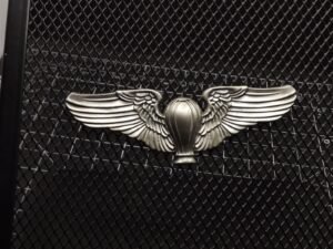 U.S. Air Force Balloon Pilot Wings Lapel Pin – 3" Pewter