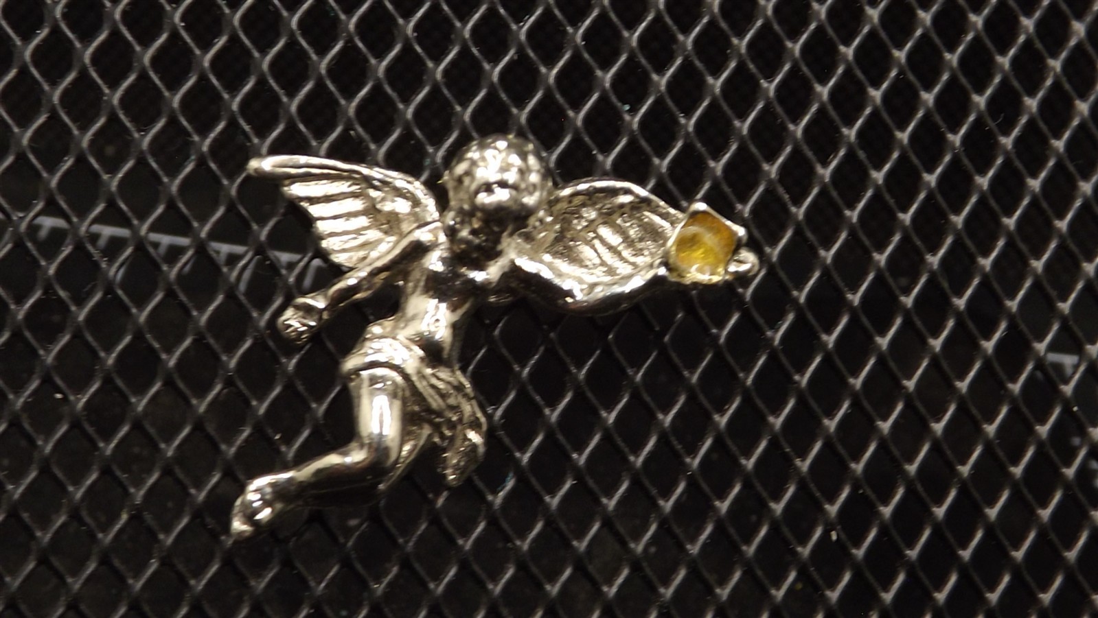 s l1600 6147.jpg Silver-Tone Angel Brooch Pin