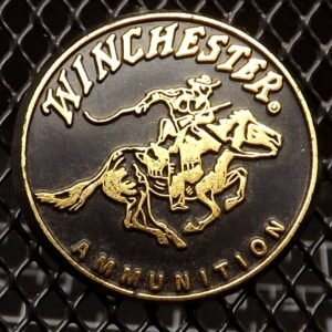 Vintage Winchester Ammunition “Rider” Logo Lapel Pin (Plastic)