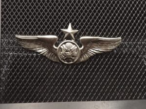 U.S. Air Force Senior Aircrew Wings Lapel Pin – 3" Pewter