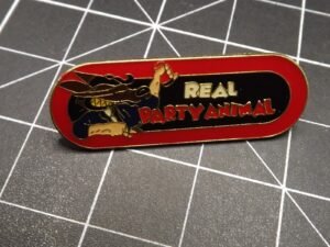 “Real Party Animal” Novelty Lapel Pin