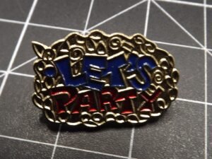 “Let's Party” Novelty Lapel Pin