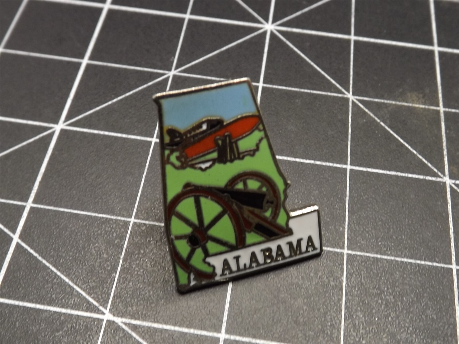 s l1600 7544.jpg Alabama State Lapel Pin – photo 2