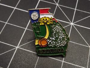 Georgia State Lapel Pin (Style B)