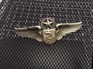 U.S. Air Force Master Flight Surgeon Wings Lapel Pin