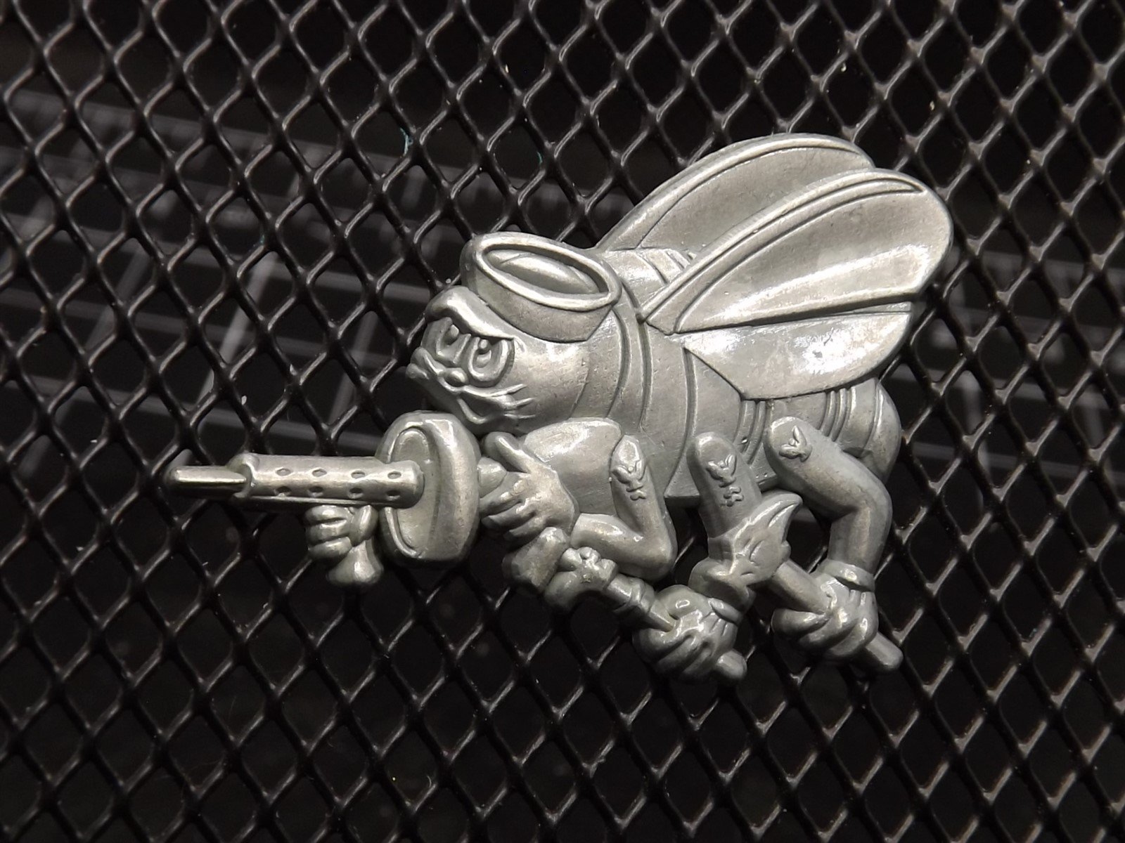 s l1600 890.jpg U.S. Navy Seabees Emblem Lapel Pin – 1-3/8" Pewter