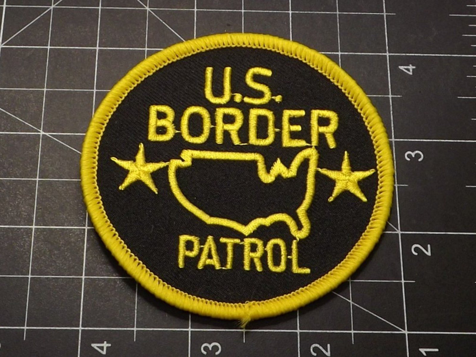 u s border patrol embroidered iron pm4003 c1 u s border patrol embroidered iron pm4003 c1